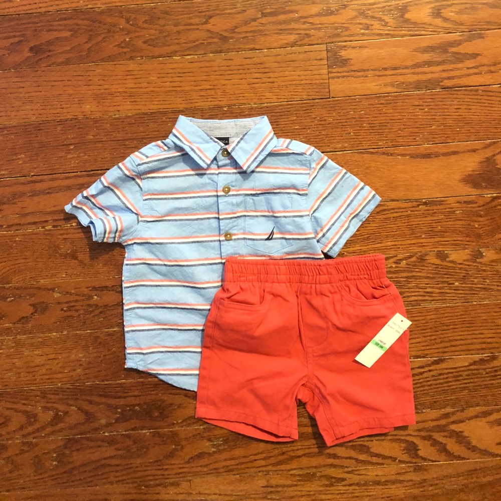 NWT Nautica two piece set. 18m